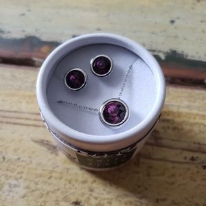 Pink Swarovski Crystal Necklace & Earring Set